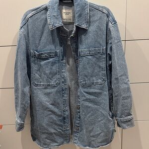 Abercrombie & Fitch Light Blue Denim Jacket